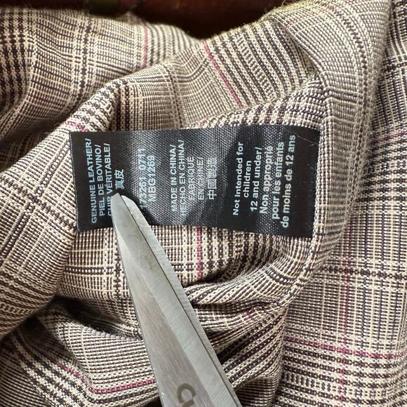 Fossil Lineage Framed Doctor/Lawyer Gladstone Bag – Cognac Brown Genuine Leather - Picture 9 of 16